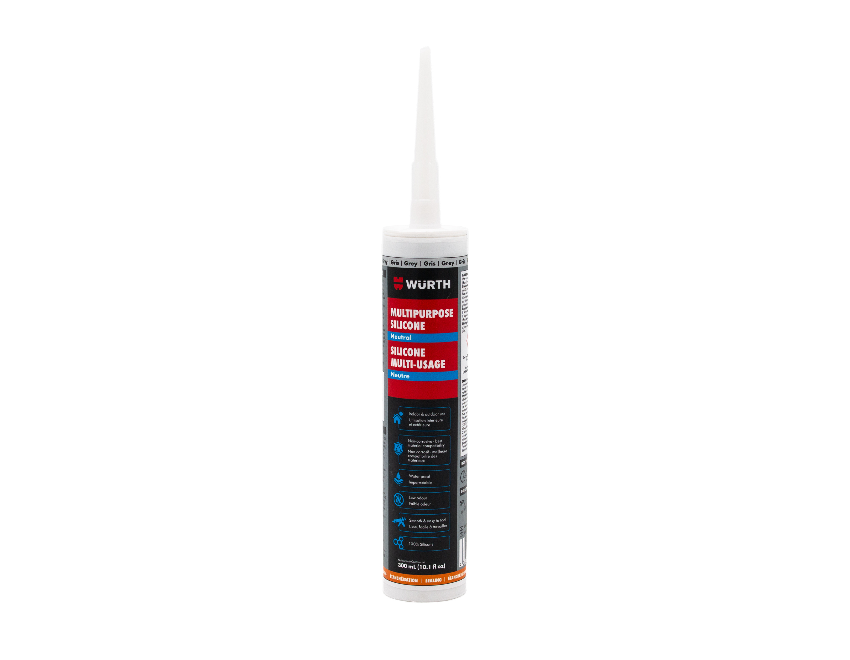 MULTIPURPOSE NEUTRAL SILICONE GREY 300ML